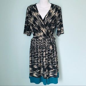 Sandra Darren Wrap Dress